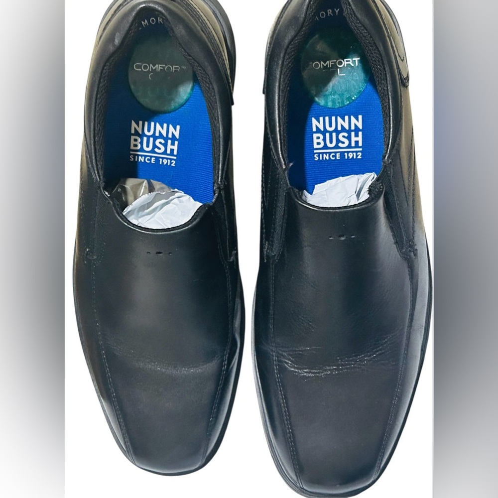 Nunn Bush Men's Kore Pro Slip-On Black Loafers Comfort Technology Men Size 8.5M - Picture 4 of 6